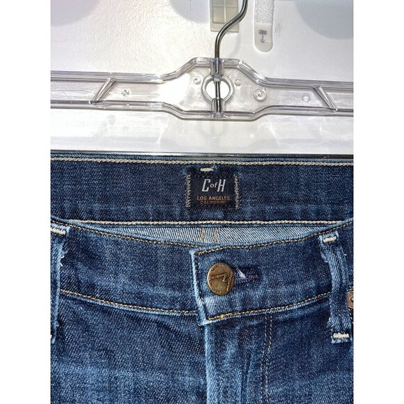 Citizens Of Humanity Womens High-Rise Slim Straight Leg Jeans Size 28 Dark Wash - Picture 3 of 12